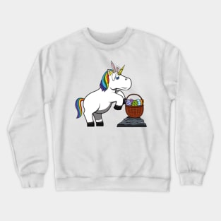 Easter Unicorn Girls Bunnicorn Rabbitcorn Gift Crewneck Sweatshirt